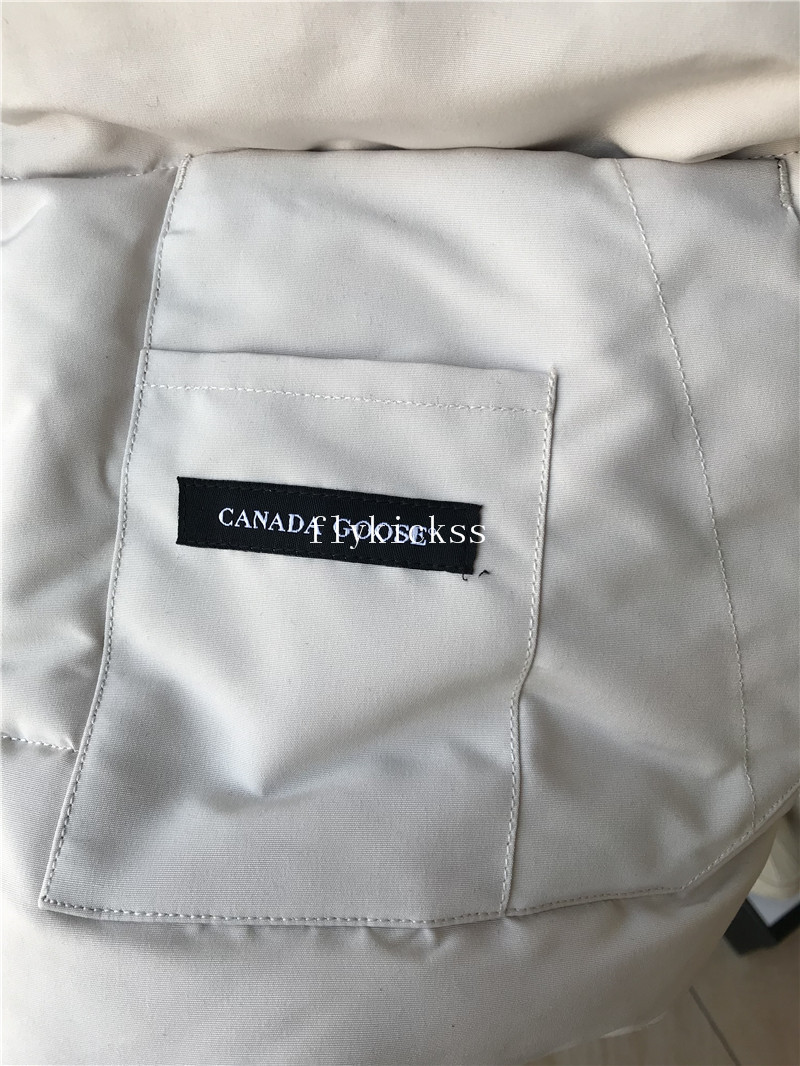 Canada Goose Cream White Freestyle Vest Jacket